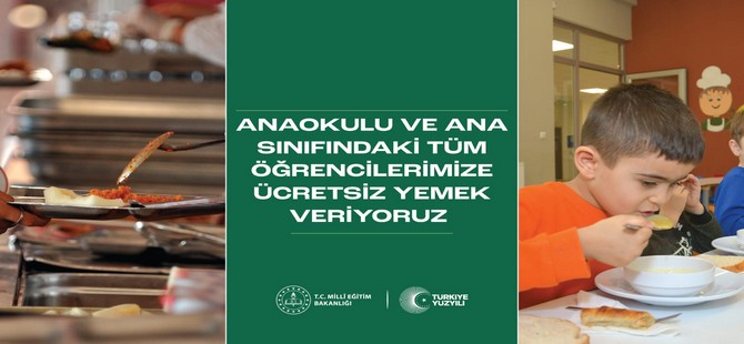 5 Milyon Öğrenciye Ücretsiz Yemek Ulaşacak