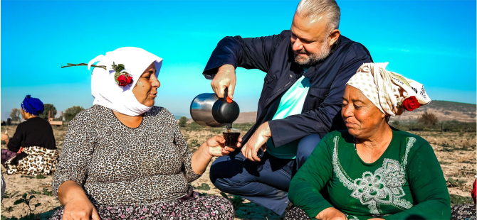 Başkan pehlivan, çiftçi kadınlarla bir araya geldi