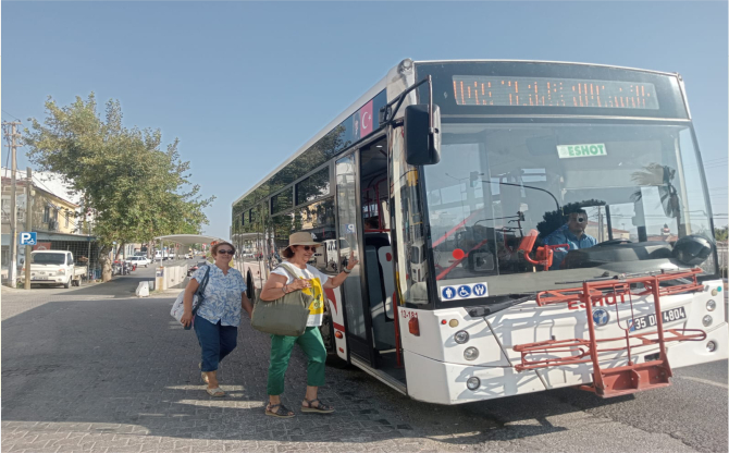 Aliağa'ya Yeni ESHOT Hattına Vatandaştan Tam Not