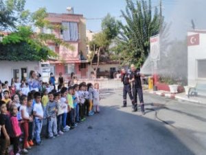 Büyükşehir’den Miniklere Yangın Dersi