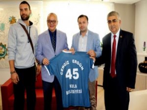 Başkan Ergün, Jeopark Kula Belediyespor’u Ağırladı