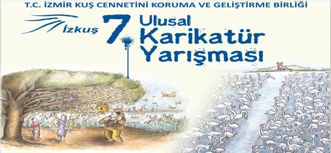 İzmir Kuş Cenneti Karikatür Yarışmasının Ödülleri Foça’da Verilecek