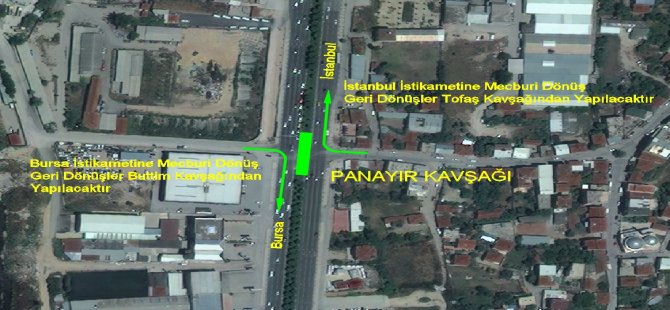 Panayır Kavşağı’nda Trafik Düzenlemesi