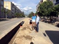 Soma Atatürk Caddesi’ne Yağmur Suyu Hattı